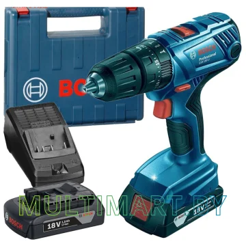 Дрель-шуруповерт Bosch GSB 180-LI Professional 06019F8307 (с 2-мя АКБ, кейс) картинка 2